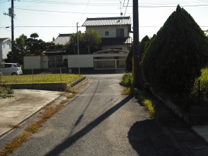 北方向から東道路