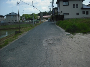 北方向から東接道