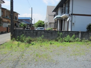 敷地　西方向を見る