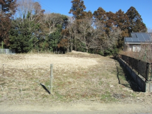 敷地　南東側より　北方向を見る