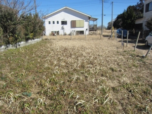 敷地　東方向を見る