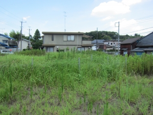 敷地　西側より東方向