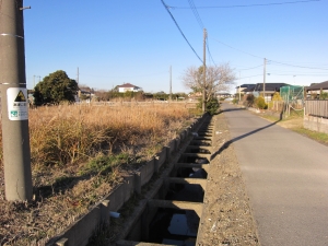 東南側　接道（約30ｍ）