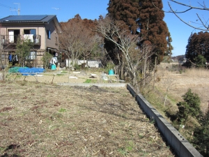 敷地　東北側　境界付近