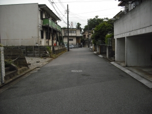 東方向から北接道