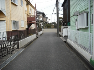 西から南接道