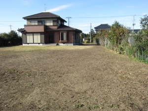 敷地東角より　北西方向