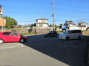 A・B棟の駐車場