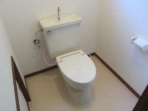 1Ｆ　トイレは幅広設計