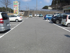 駐車場　中央通路　北東方向