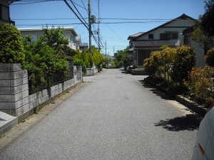 西から南接道