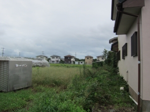 敷地　北側の様子　東方向