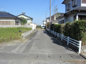 西　道路　北方向