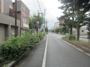 接道　南（茂原駅）方向