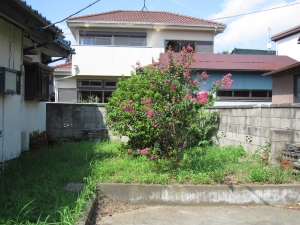 敷地　東側の様子　北方向