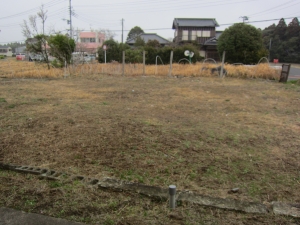 敷地　北西側の様子