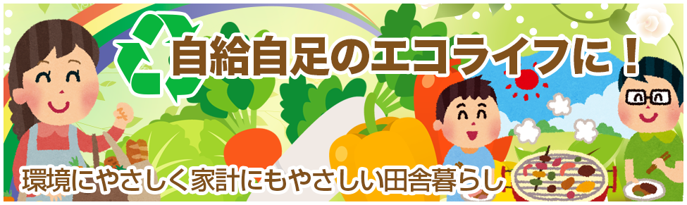 自給自足のエコライフに！環境にやさしく家計にもやさしい田舎暮らし